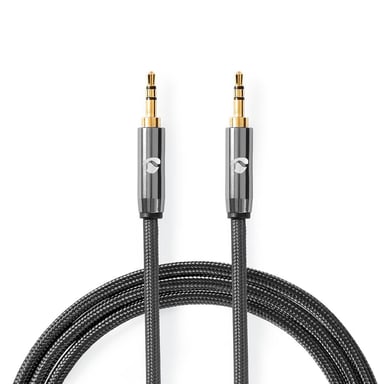 Nedis CATB22000GY20 cable de audio 2 m 3,5mm Gris