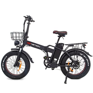 Vélo Électrique DrveTion AT20 - 20*4.0 Pouces Moteur 750W Batterie 48V20Ah Autonomie 60-90KM - Noir Mat