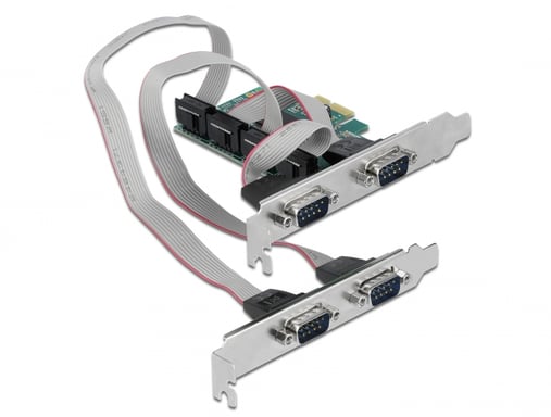 DeLOCK 90410 scheda di interfaccia e adattatore Interno RS-232 (Delock - seriel adapter - PCIe 1.1 - R)