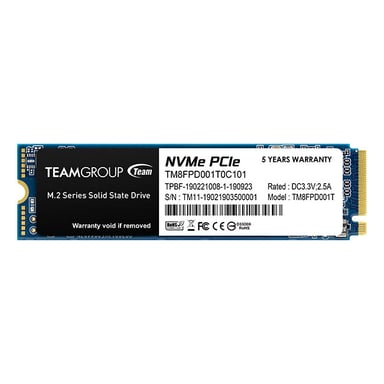 Team Group MP33 PRO 1 To M.2 PCI Express 3.0 NVMe 3D NAND