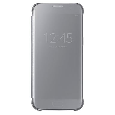Etui Samsung Galaxy S7 Clear View Cover - Argent