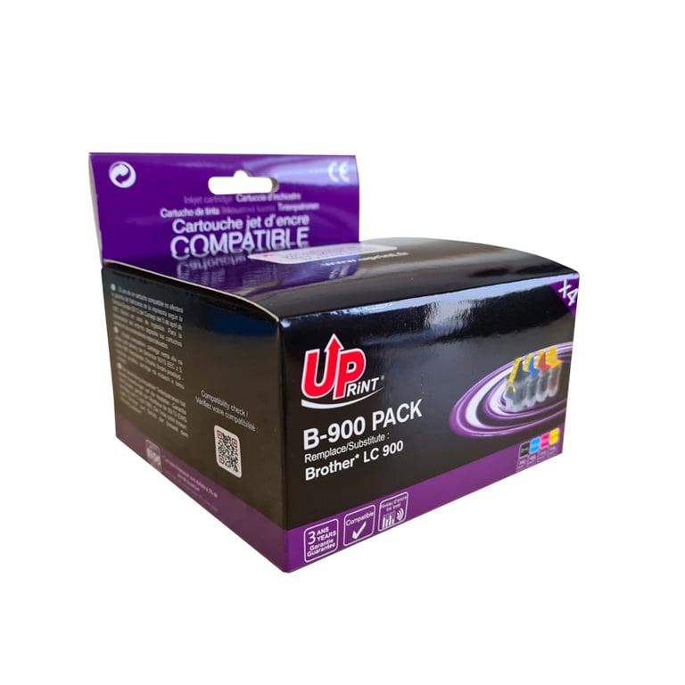 Pack UPrint compatible BROTHER LC900 4 cartouches Neuf