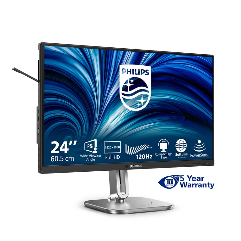 Moniteur PHILIPS 24B2N420000 23.8 IPS Full HD 120Hz SoftBlue - vue 2