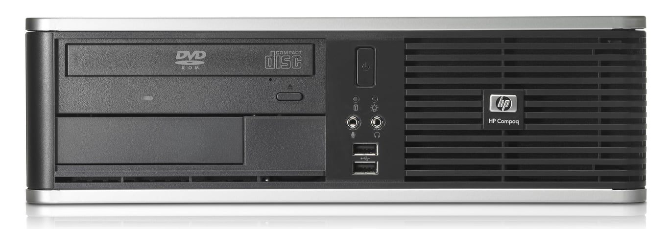 HP Compaq dc7800p Intel Core™2 Duo Processor E6750 2G/ DVD+/ RW WVST Bus Small Form Factor PC Intel® Core™2 Duo 2 Go DDR2 SDRAM Windows Vista Business Neuf