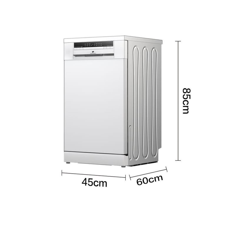 Lave vaisselle pose libre CONTINENTAL EDISON CELV1145W 11 couverts 45 cm 45 dB - vue 4