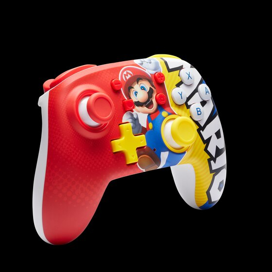 PowerA Manette sans Fil améliorée Nano pour Nintendo Switch modèle OLED et Switch Lite Accessoire de Jeu Manette de Jeu Manette Gaming Manette Bluetooth sous Licence Officielle Mario Victory - vue 3