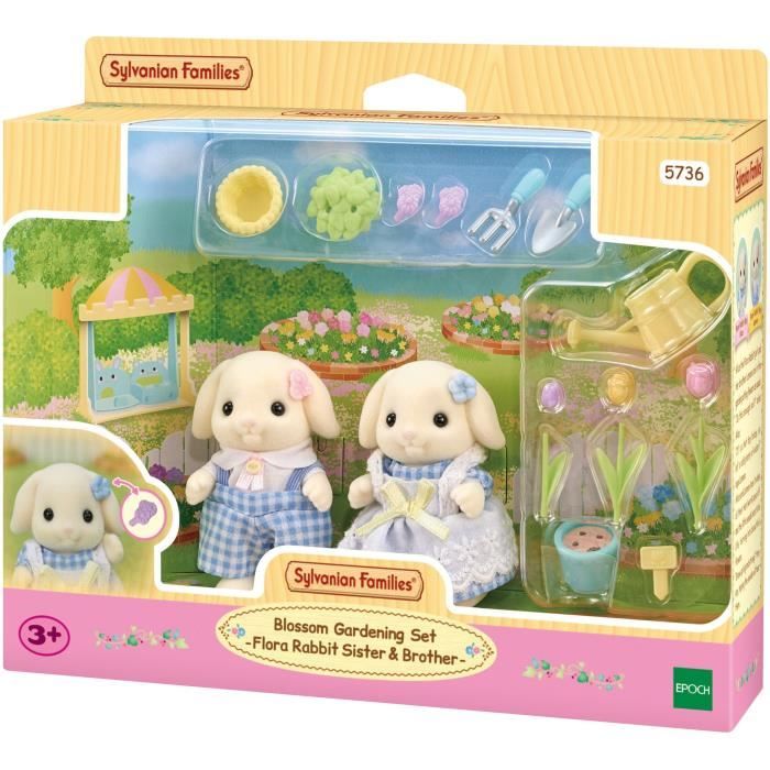 Sylvanian Families Le Frère et la Sœur Lapin Bélier 5736 - vue 4