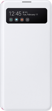 Folio S View Cover Blanc pour Samsung G A41 Samsung