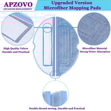 Pezzi di ricambio per Roborock S7/S7 Plus/T7/T7 Plus/T7s/T7s Plus 9 pezzi