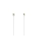 Cable modular, conector macho 6p4c - conector macho 6p4c, 10 m, blanco