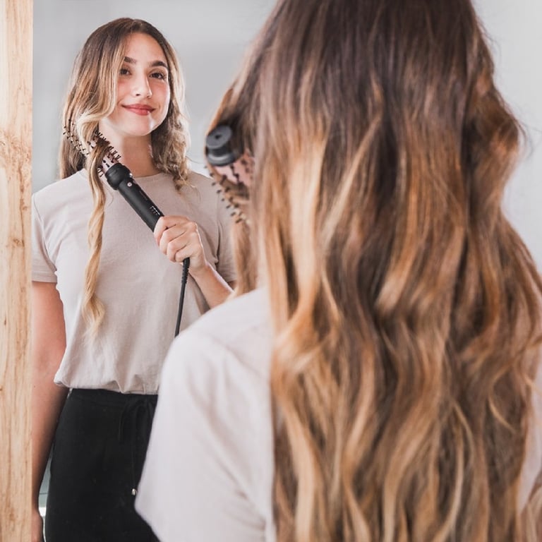 Cecotec Brosse Lissante Bamba InstantCare Curly AirFlow Sèche et Frisée Cylindre 30 mm Revêtement en Céramique - vue 5
