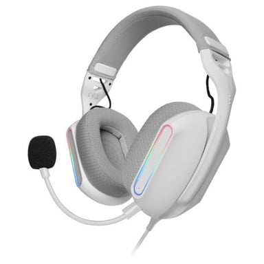 Auriculares Gaming con Micrófono Mars Gaming MH-PRO- Jack 3.5- USB- Blancos