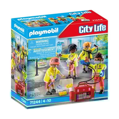 PLAYMOBIL - 71244 - City Action Los Primeros Auxilios - Equipo de primeros auxilios