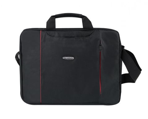 Esperanza SALERNO 39,6 cm (15.6'') Bolsa Toploader Negra, Roja