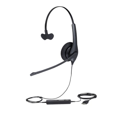 Jabra Biz 1500 Mono USB Corded Headband Office/Call Centre Bluetooth Nero