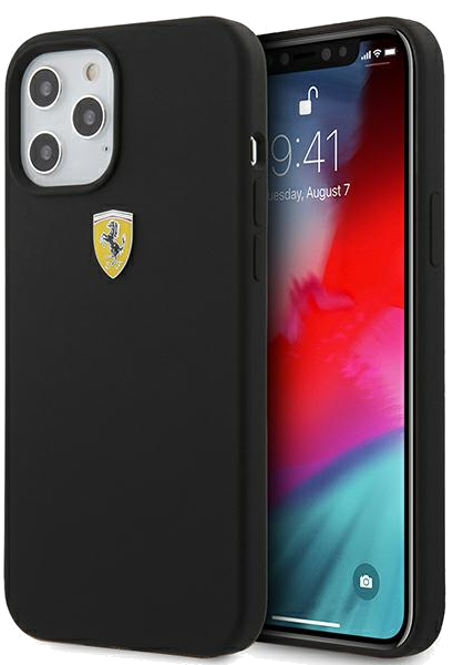 Étui Ferrari pour iPhone 12 Pro Max 6.7 noir