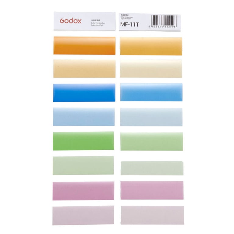 GODOX MF 11T Kit Filtres de Couleurs pour MF 12 Neuf