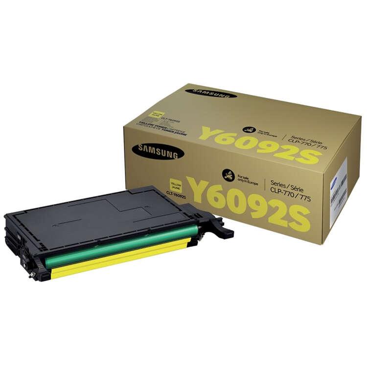 HP Samsung CLT Y6092S Toner Jaune - vue 5