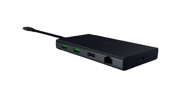 Razer USB-C Dock Cablato USB 3.2 Gen 1 3.1 Gen 1 Type-C Nero (Razer - Docking station - USB-C - HDMI - 1GbE)