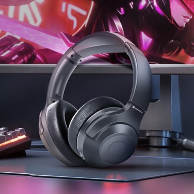 Cuffie da gaming Bluetooth pieghevoli con riduzione del rumore