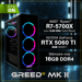 MK2 - PC Gamer - AMD Ryzen 7 5700X - Nvidia Geforce RTX 5060 Ti - PC Gaming - 4,6 GHz - 16 GO RAM DDR4 - 1 TO SSD - Ordinateur avec WiFi + Windows 11 Pro