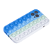 Custodia Popping Bubble per Apple iPhone 12 Pro Max, blu verde