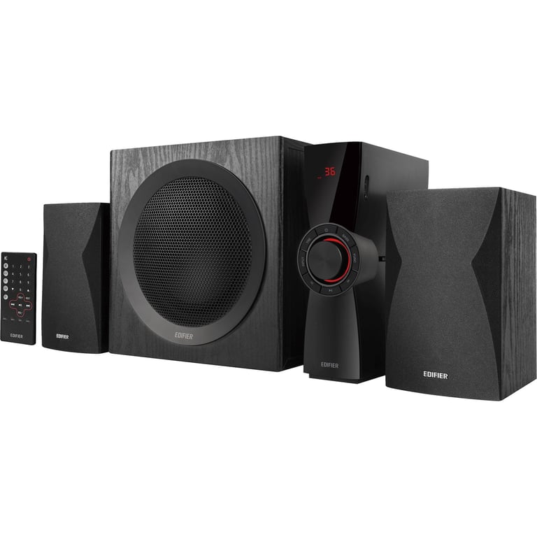 Système de haut parleurs 2.1 Edifier CX7 69 watts Bluetooth USB SD - vue 2