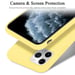 Coque pour Apple iPhone 11 PRO en LIQUID YELLOW Housse de protection Étui en silicone TPU flexible