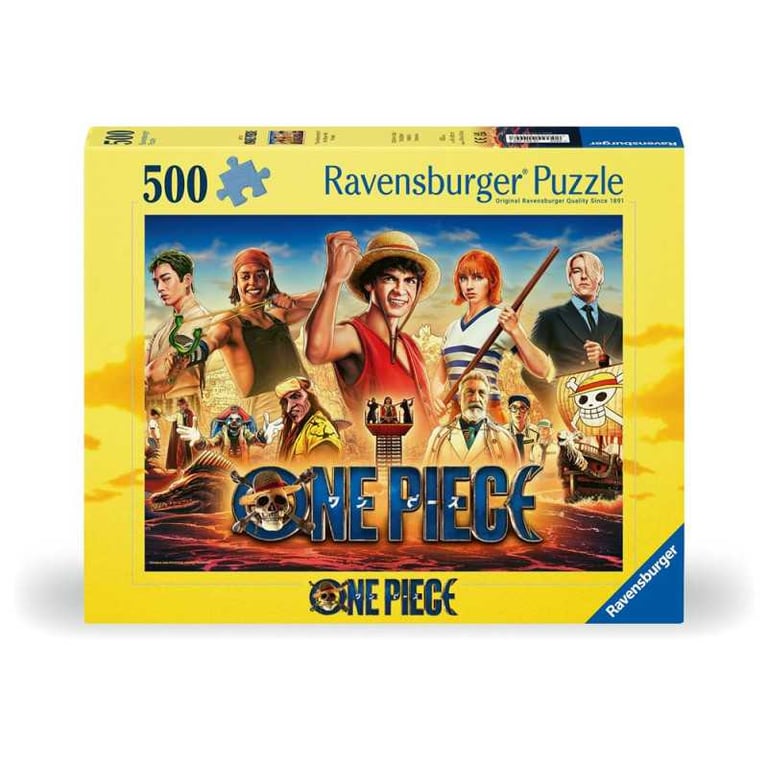 Puzzle 500 pièces : One Piece Les aventures des pirates du Chapeau de Paille Ravensburger France - vue 3