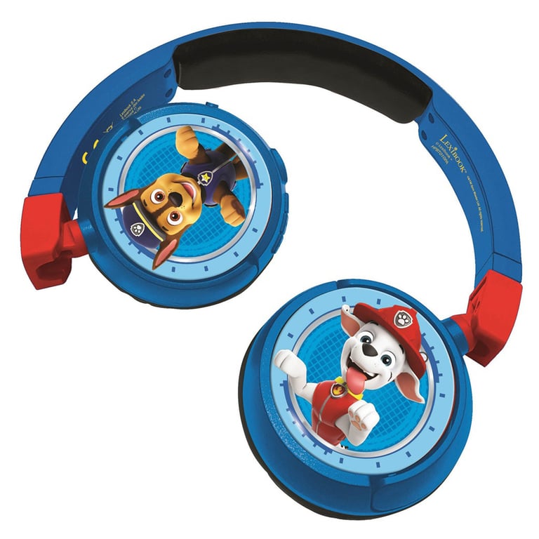PAT' PATROUILLE Casque 2 en 1 Bluetooth® Filaire confortable et pliable pour enfants avec limitation de son LEXIBOOK - vue 2