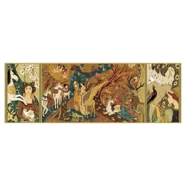 Puzzle Gallery Jardín de unicornios 500 piezas - Una aventura mágica