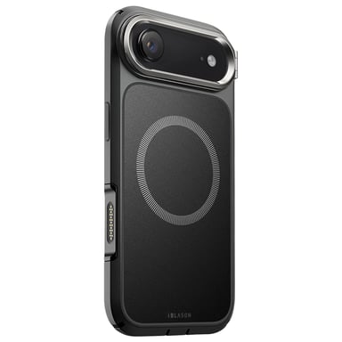 Coque Intégrale pour iPhone Air MagSafe Antichocs 6m avec Support Noir