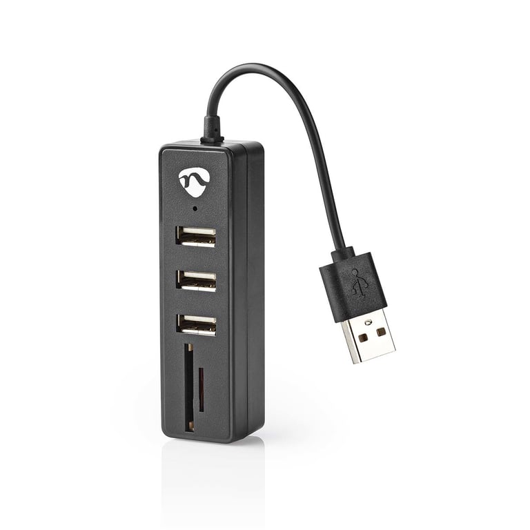 Nedis UHUBCU2340BK hub & concentrateur USB 2.0 Neuf - vue 2