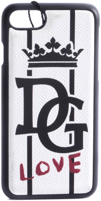 Dolce & Gabbana Coque DG Love Striped iPhone 7-8-SE 2&3 Case