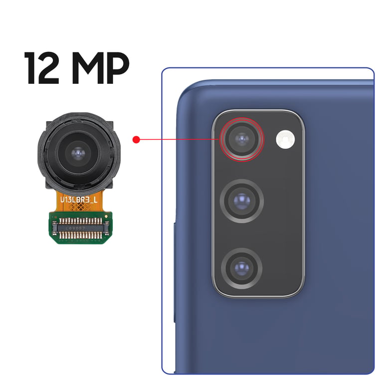 Samsung Caméra Arrière Ultra Grand Angle 12MP pour Galaxy S20 FE 4G Service Pack - vue 4