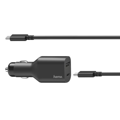 Caricabatterie ad accendisigari per laptop, Power Delivery (PD), 5-20V/70W