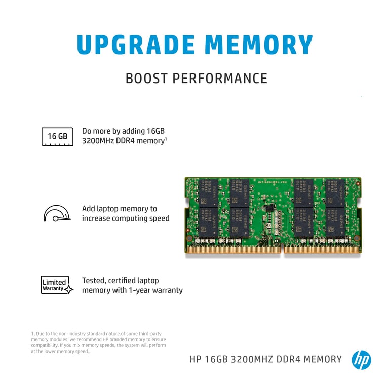 HP Mémoire 3 200MHz DDR4 Neuf - vue 3