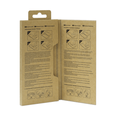 Pellicola protettiva antibatterica in vetro temperato con bordo curvo (60% di vetro temperato riciclato) per Apple iPhone 16 Pro, nero