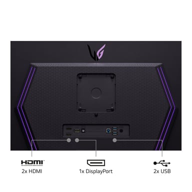 LG 27GS95QE-B monitor PC a schermo piatto 67,3 cm (26,5'') 2560 x 1440 pixel Quad HD OLED Nero