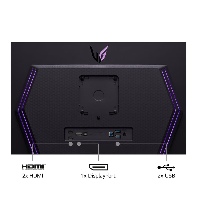 LG 27GS95QE B - vue 3