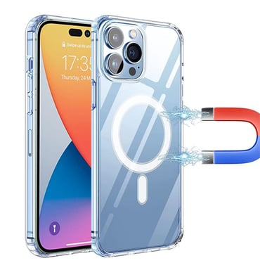 Apple iPhone 15 coque transparente MagSafe