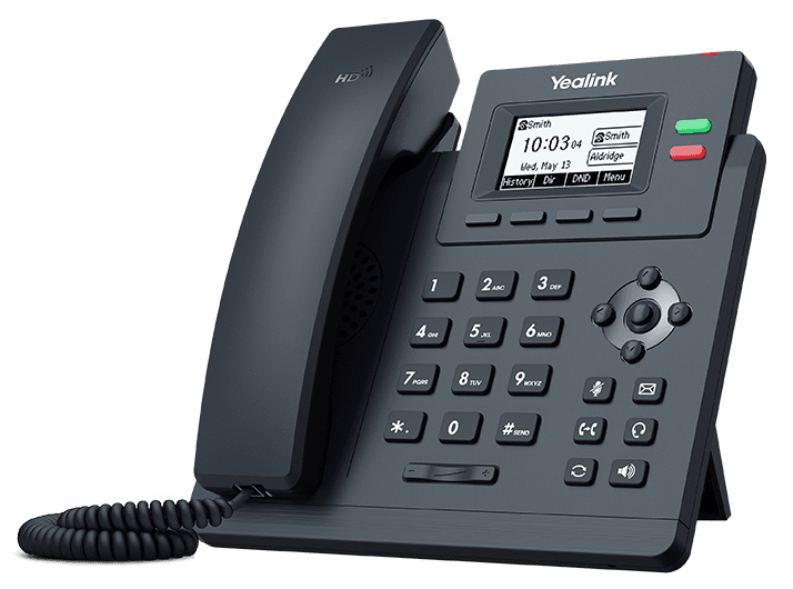 Téléphone IP Yealink SIP-T31G – 2 Lignes, PoE, Écran LCD - vue 2