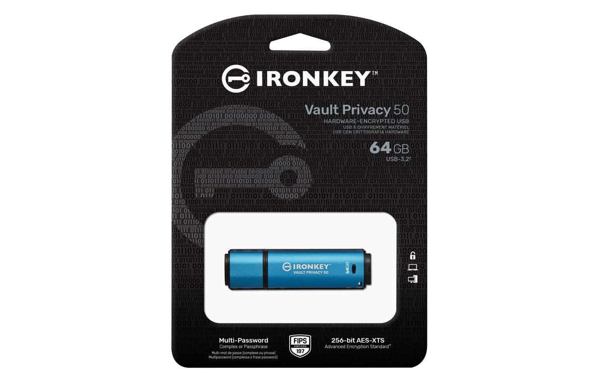 Kingston IronKey Vault Privacy 50 - vue 7
