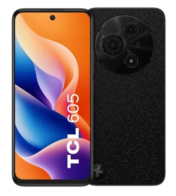 TCL 605 17 cm (6.7'') SIM doble Android 15 4G USB Tipo C 8 GB 256 GB 5200 mAh Negro