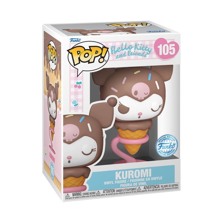 Figurine Funko Pop Sanrio Hello Kitty and Friends Kuromi Ice Cream Cone - vue 2