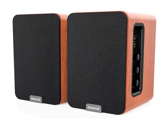 Enceintes Bluetooth 5.0 Aiwa ASP-A200 – 25 Watts, 2 Voies, Télécommande - vue 2