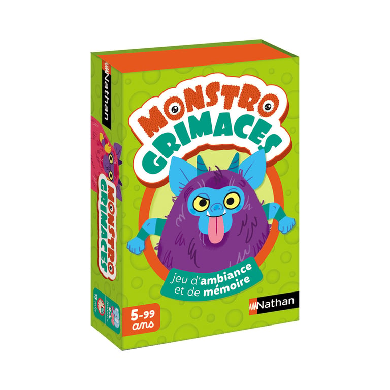 Jeu de Cartes Nathan Monstro Grimaces – Jeu d'Ambiance et de Mémoire - vue 8