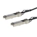 StarTech.com Cable de 0,5m Twinax Direct Attach SFP+ a SFP+ - 10G Compatible con MSA sin Codificar - DAC de Cobre SFP+ de 10 GbE - Módulo Transceptor Pasivo de Bajo Poder de 10 Gbps