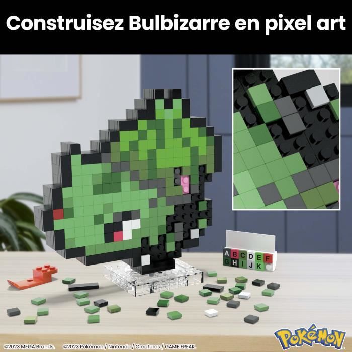 -Pokémon-Bulbizarre-Coffret de construction rétro 374 pieces -  Pokémon - HTH75 - Neuf
