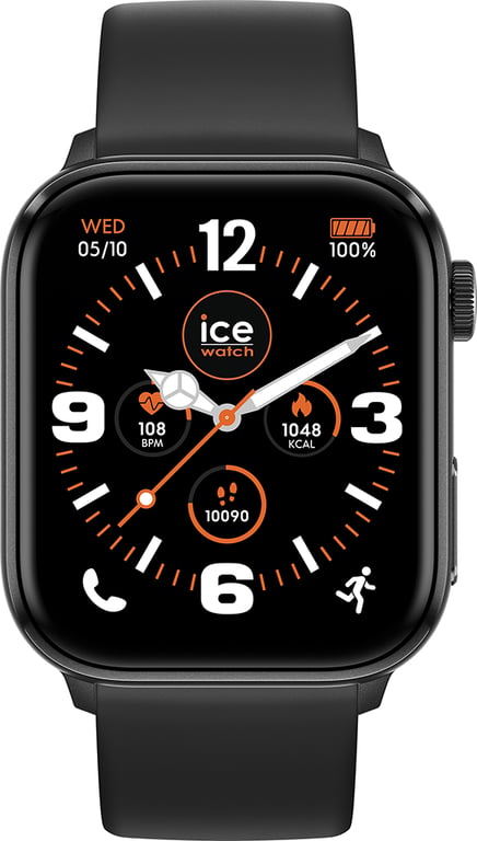Montre connectée ICE SMART 3.0 Rectangulaire avec Bracelet Silicone Noir Ice Watch - Neuf